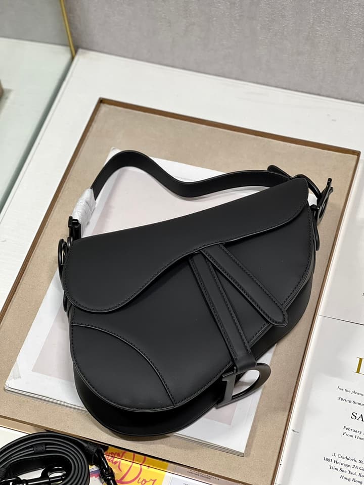 Dior Saddle Bag – Matte Black