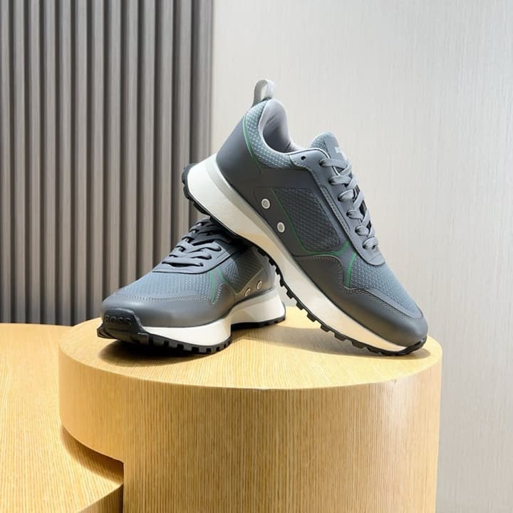 Boss Men's Luxury Sport Sneakers in Black