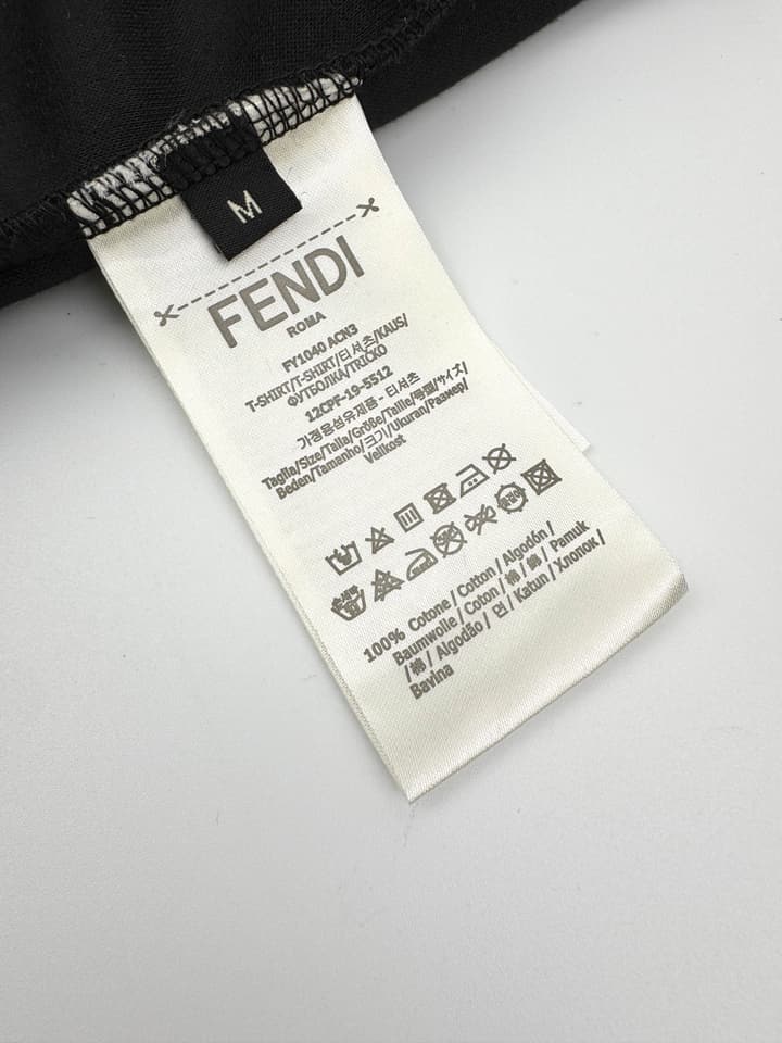 Fendi FF Embroidered Hooded Sweatshirt in Black With Ff Pattern Lining