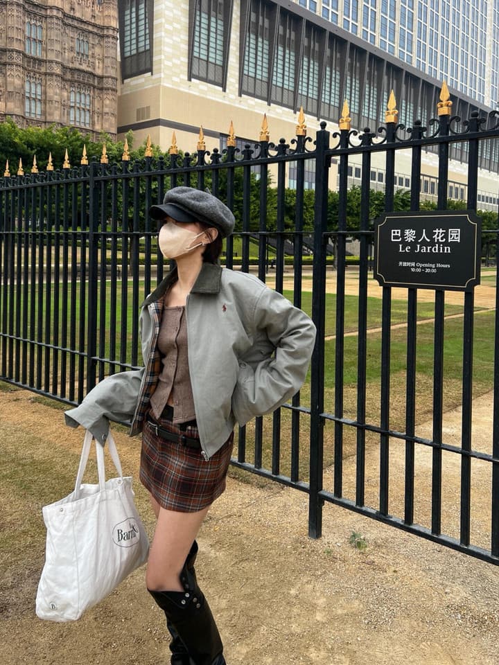Ralph Lauren Campus Collared Jacket in Blue