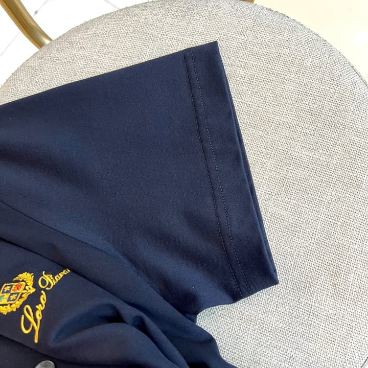 Loro Piana Classic Cotton Polo Shirt – 2026 Spring/Summer Collection in Classic Black