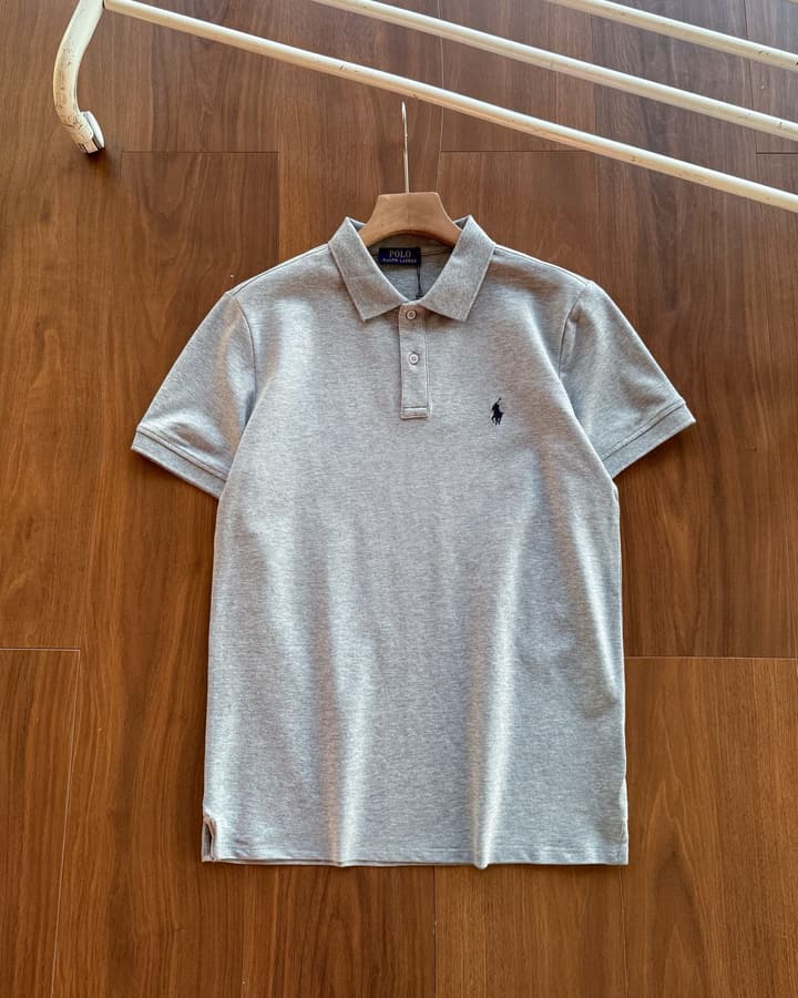 Ralph Lauren Pure Cotton Business Casual Polo Shirt in Army Green