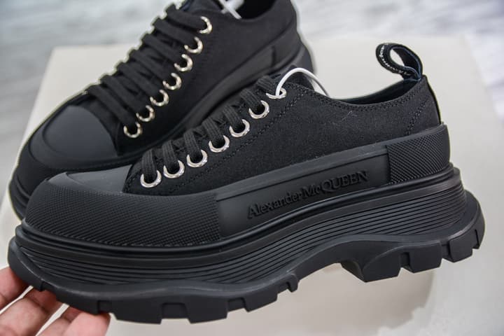 Alexander McQueen Platform Canvas Sneakers – 2023 Collection