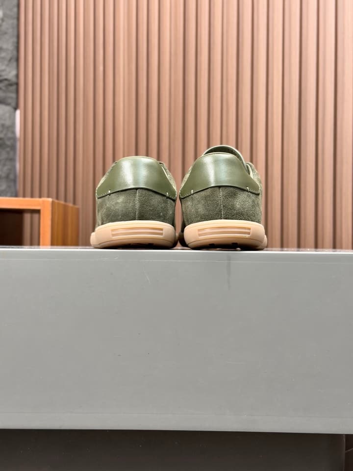 Zegna Old Money Suede Casual Sneakers