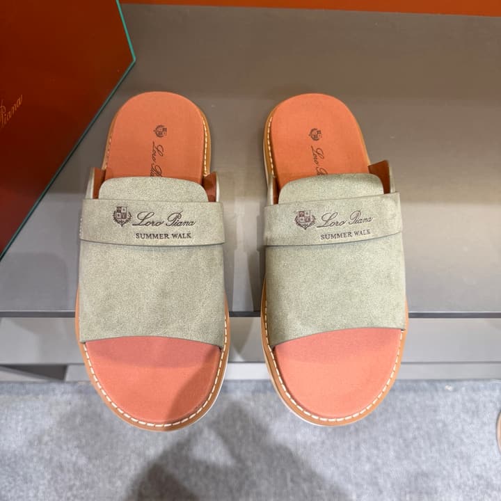 Loro Piana Summer Walk Crisscross Mules