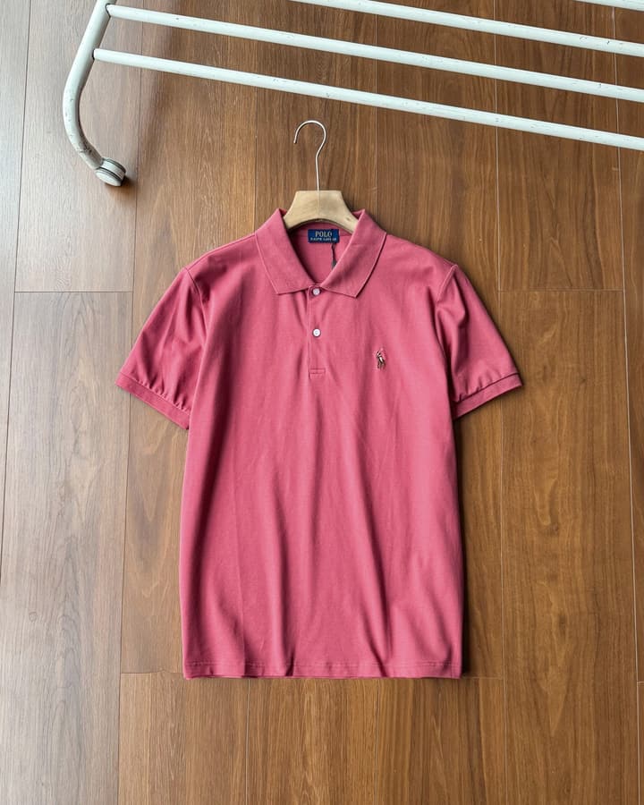 Ralph Lauren Small Pony Embroidery Cotton Polo Shirt – Summer Collection in Army Green