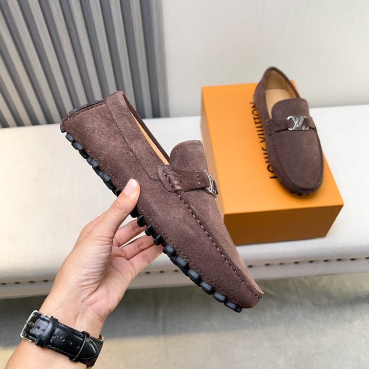 Louis Vuitton Monte Carlo Moccasin Loafers in Black Smooth Leather