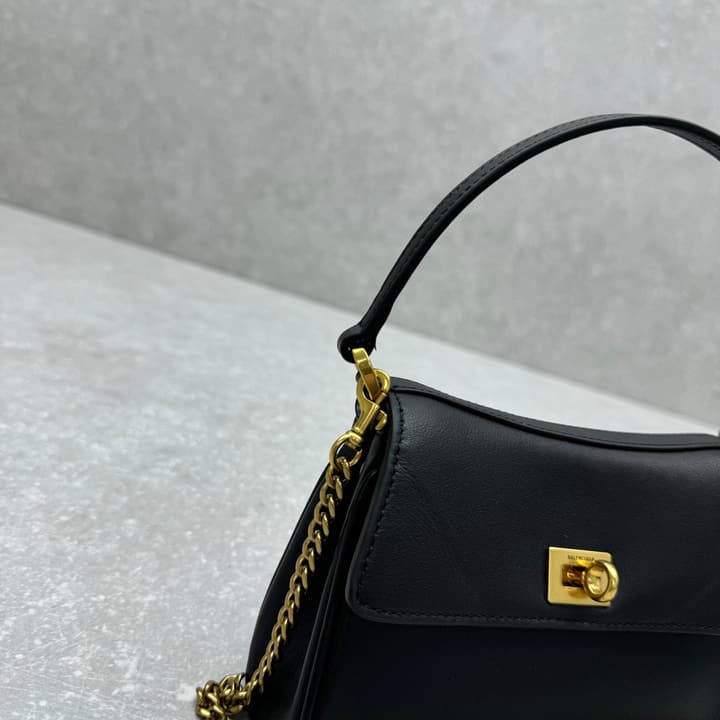 Balenciaga Rodeo Nano Chain Bag in Black