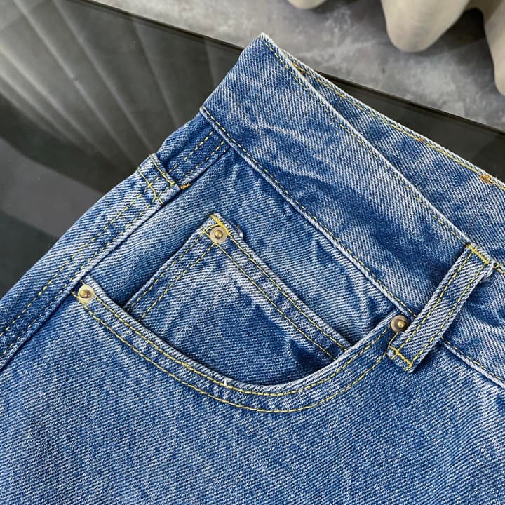 Loewe Anagram Laser-Cut Denim Jeans – 25SS