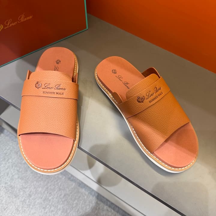 Loro Piana Summer Walk Crisscross Mules