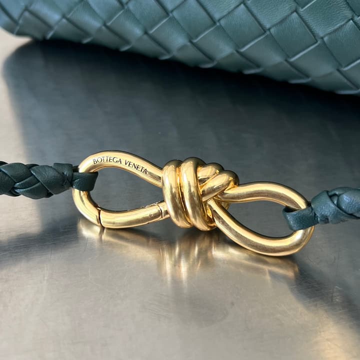 Bottega Veneta Andiamo Handbag in Charcoal Grey
