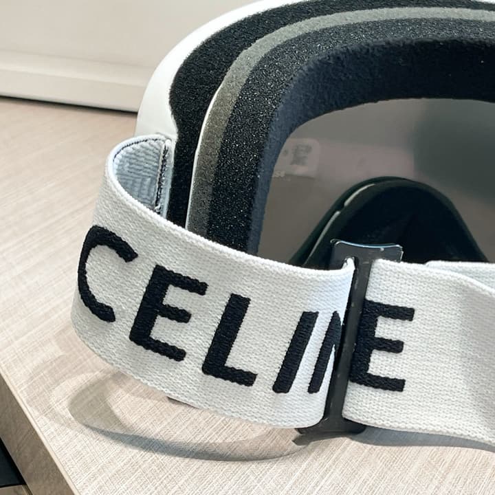 Celine Ski Goggles in All Black Frame
