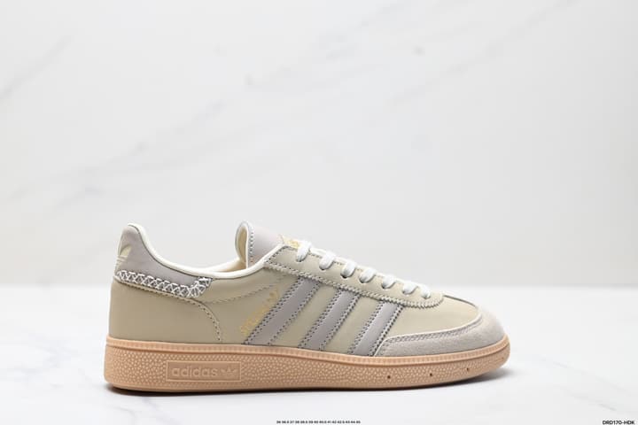 Adidas Handball Spezial Retro Suede Sneakers in Burgundy White Stripes