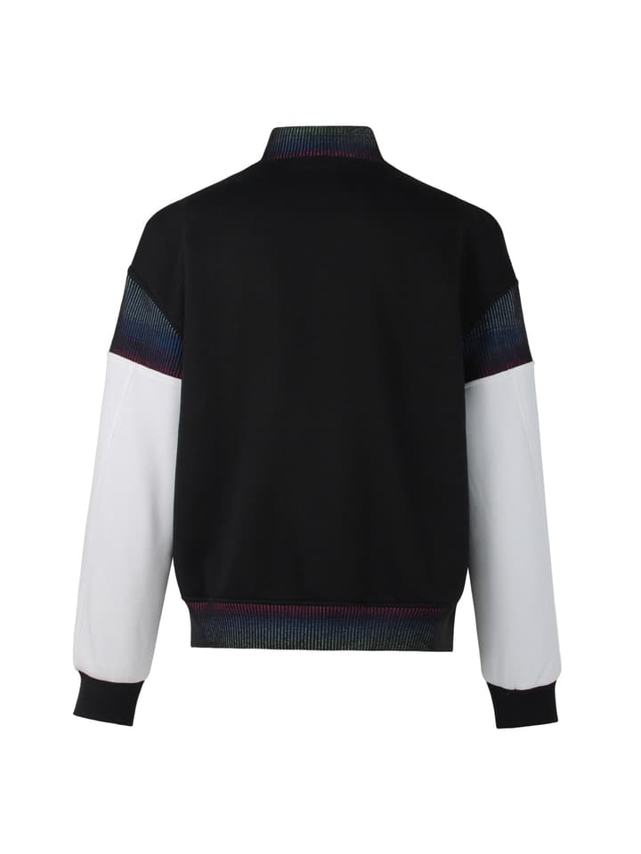 Louis Vuitton Cotton Knit Bomber Jacket – 25SS in Black And White Varsity Jacket