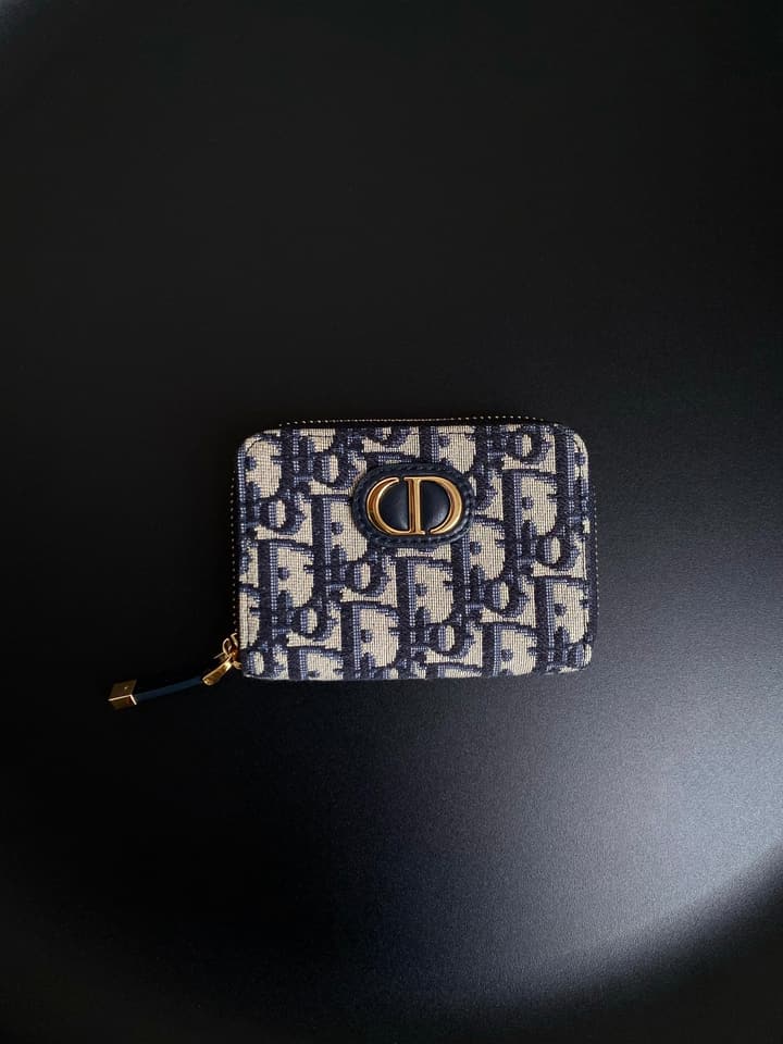 Dior Saddle Zipper Card Holder