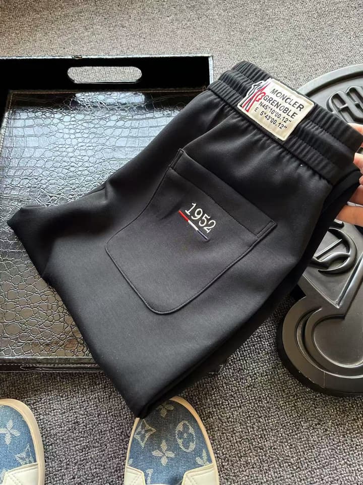 Moncler 1952 Series Modal Embroidered Pants