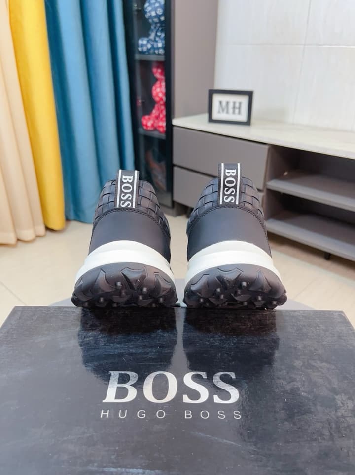 Boss Classic Suede and Waterproof Casual Sneakers