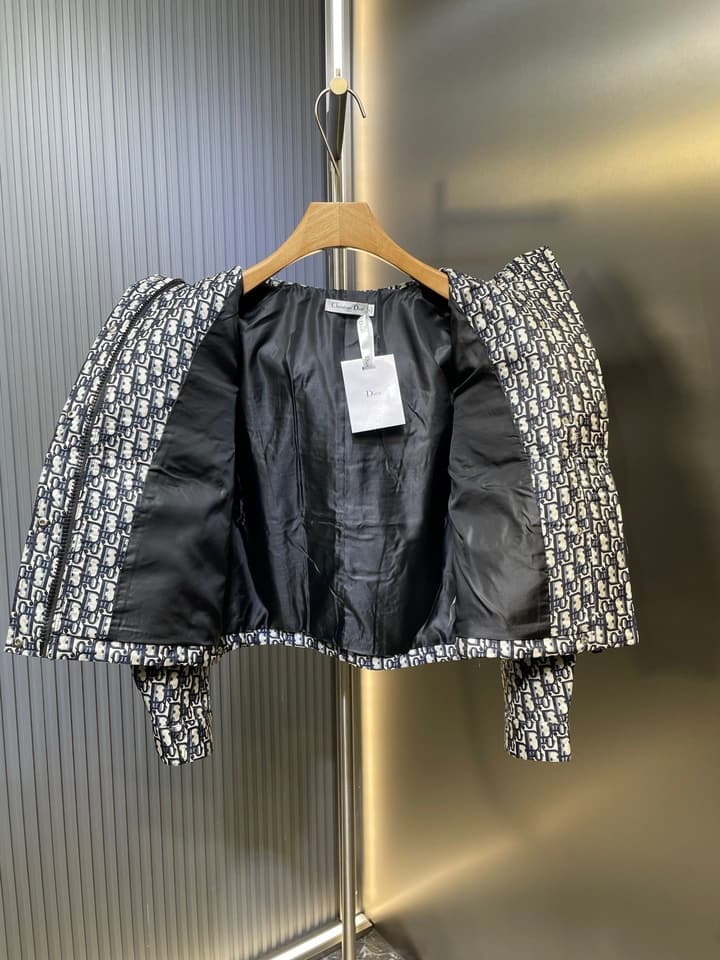 Dior Monogram Jacquard Hooded Jacket – 25FW in Dior Oblique Pattern
