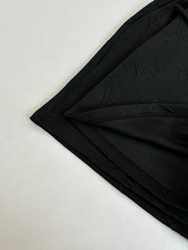 Louis Vuitton Monogram Embossed Jacquard Shorts in Black
