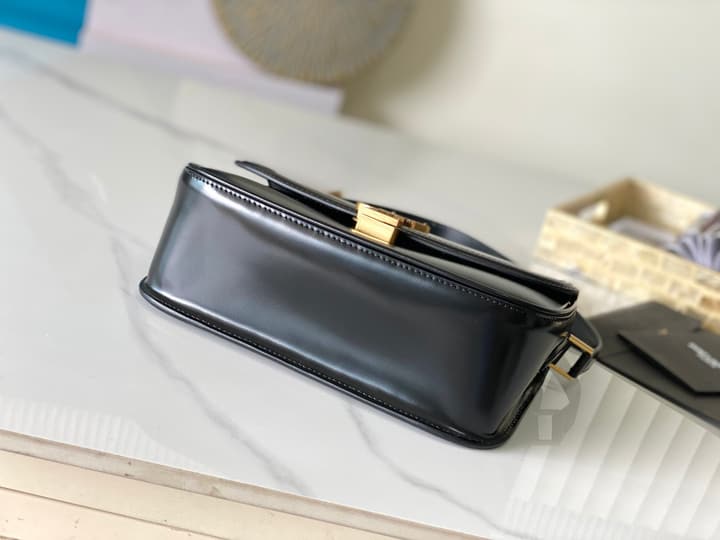 Saint Laurent Solferino Shoulder Bag in Black