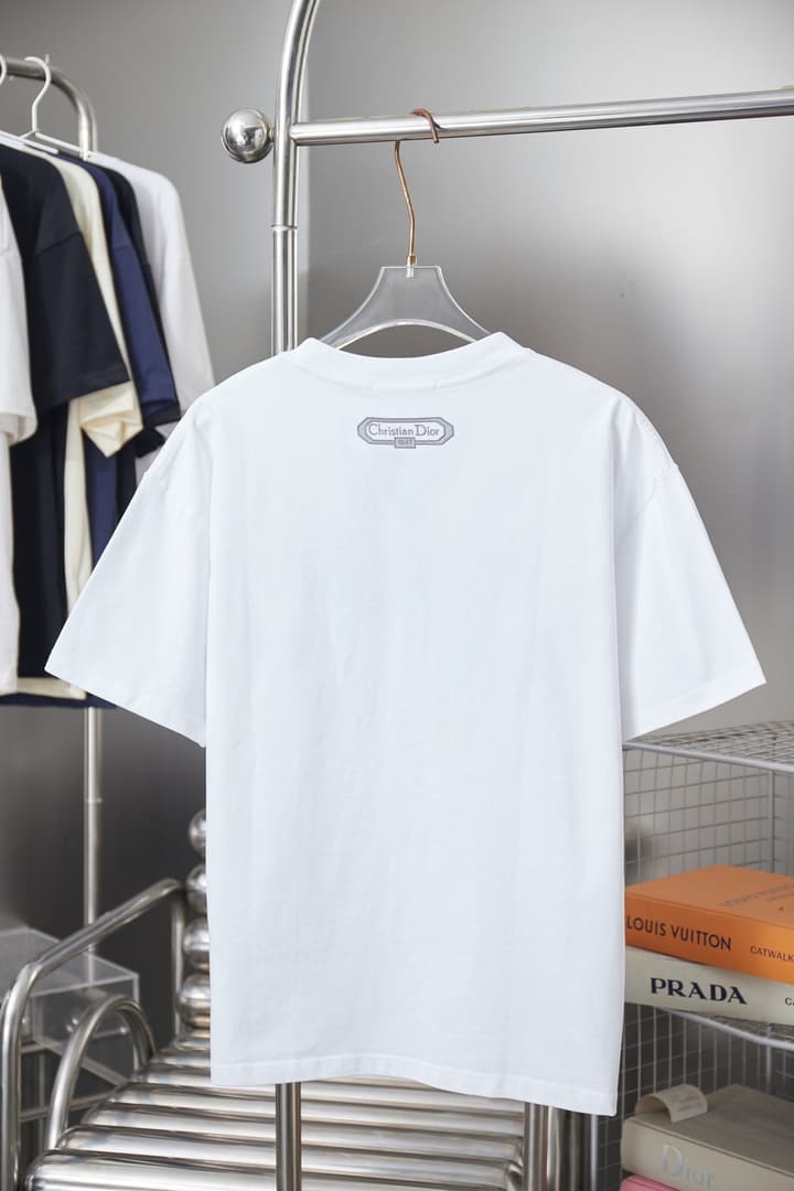 Dior Cloud Warhorse Logo Embroidered T-Shirt – Early Spring Year of the Horse Limited Edition – 26SS in Black