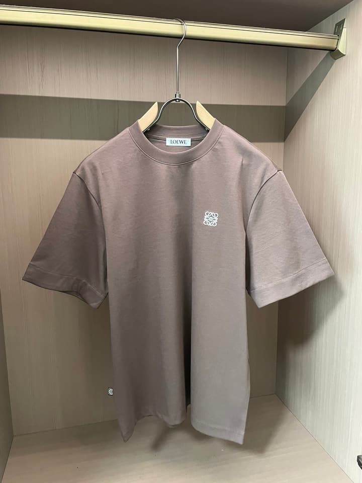 Loewe Logo Mercerized Cotton T-Shirt – 2026SS in Classic Black