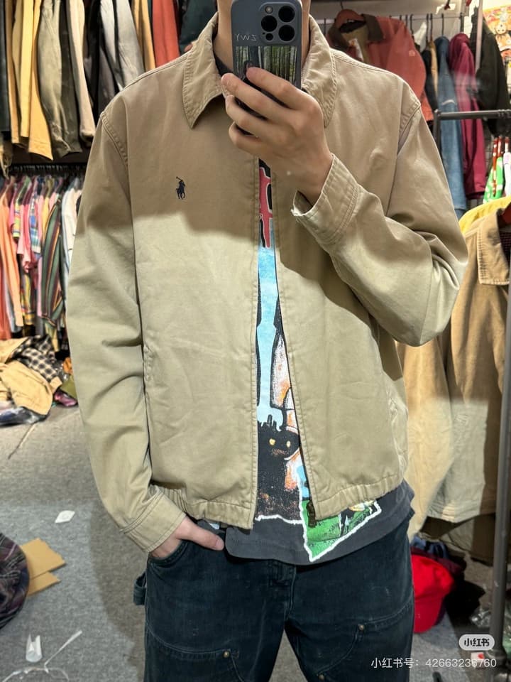 Ralph Lauren Oversized Cotton Jacket – 25SS in Deep Navy