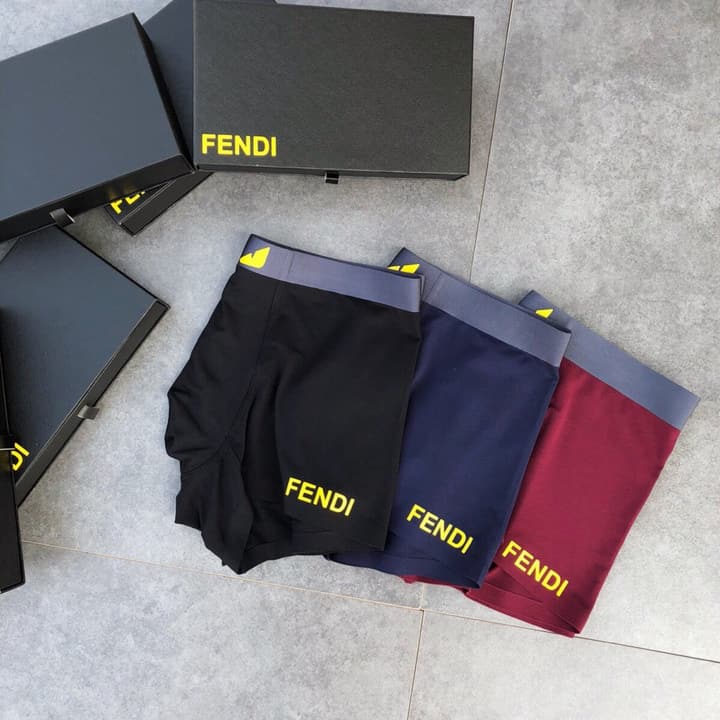 Fendi Seamless Modal Boxer Briefs 3-Pack