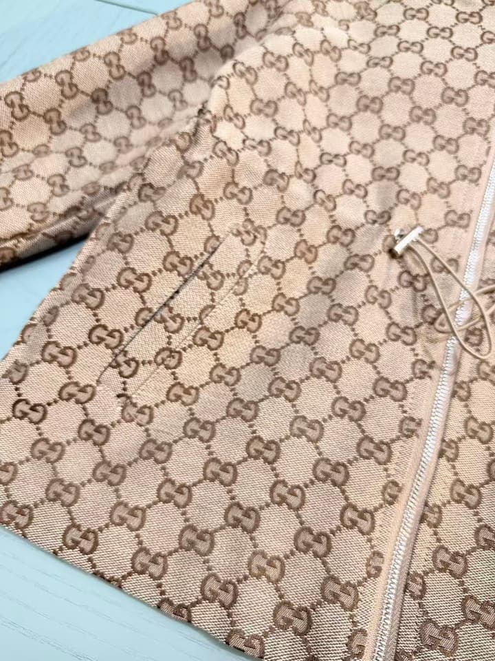 Gucci Children's Trench Coat – Kids Collection – 2025SS in Beige Monogram