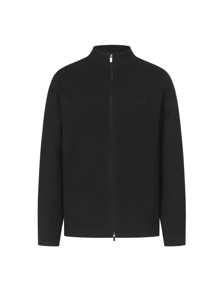 Dior CD Letter Knitted Cardigan in Classic Black
