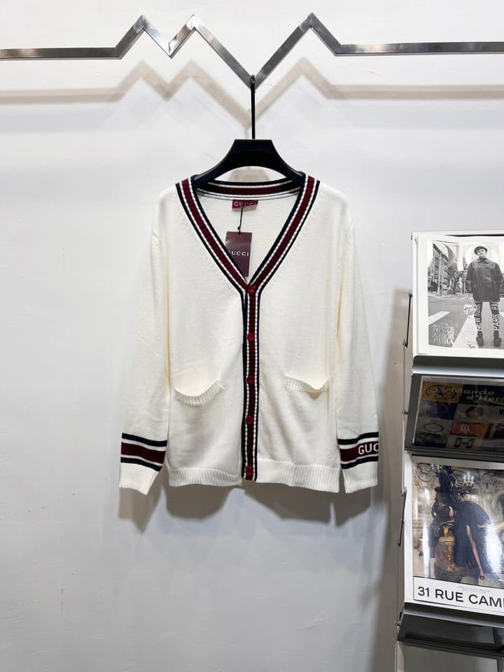 Gucci Rugby Knitted Cardigan – 2025FW