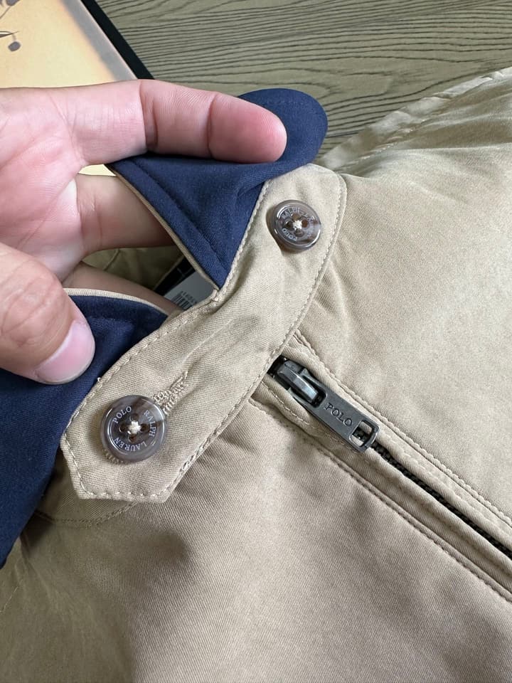Ralph Lauren Classic Retro Harrington Jacket in Black