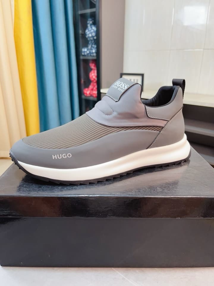 Boss Classic Suede and Waterproof Casual Sneakers