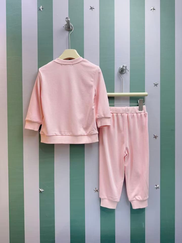 Kenzo Infant Two-Piece Set – 2025SS – Kids Collection in Light Pink Set