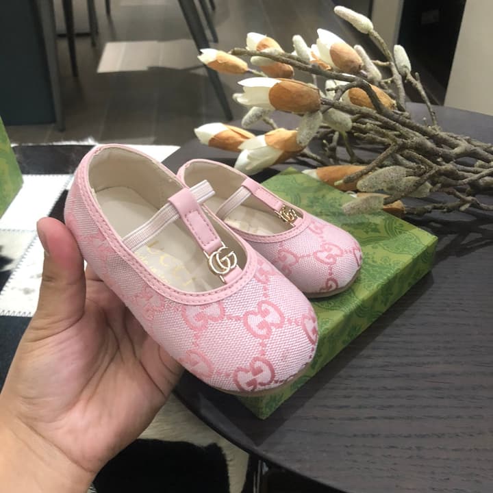 Gucci Kids Footwear – Kids Collection in Beige/brown Gg Monogram