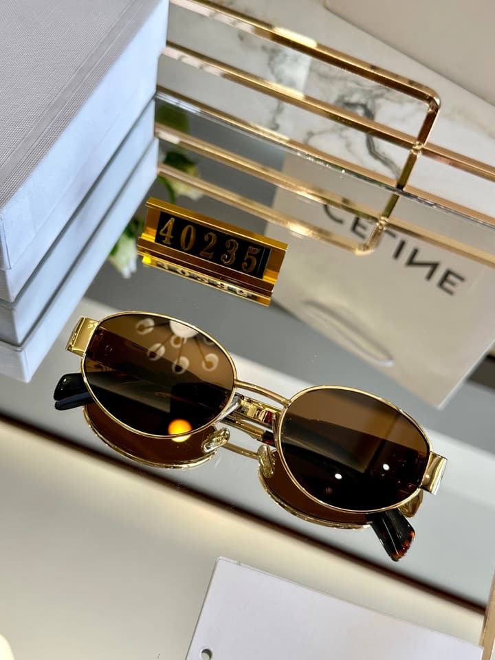 Celine Polarized Acetate Sunglasses
