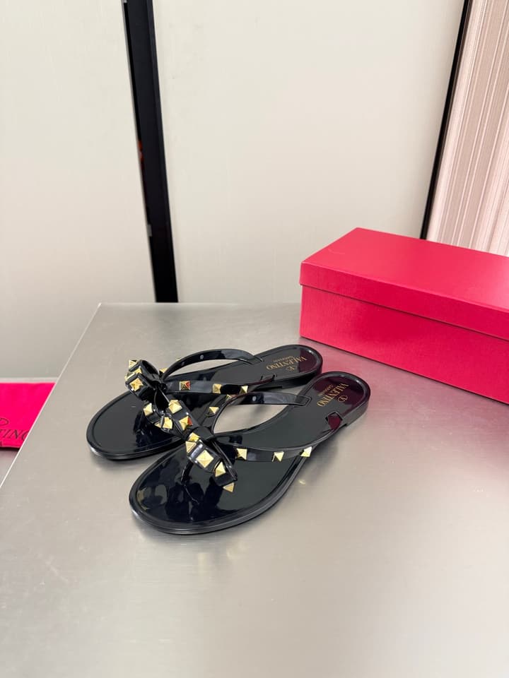 Valentino Rockstud Handmade Sandals in Beige