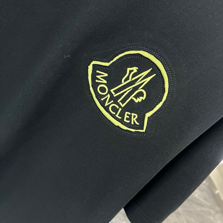 Moncler Patch Embroidery Casual T-Shirt – 2026SS in Black