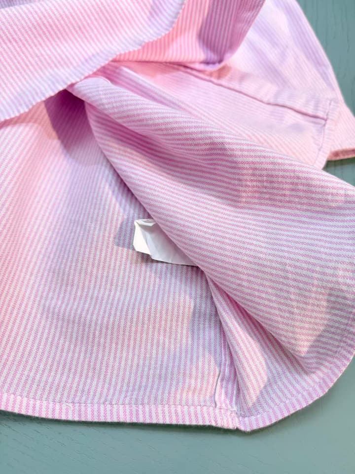 Ralph Lauren Polo Kids Embroidered Shirt Dress – 2025SS – Kids Collection in Blue Pinstripe