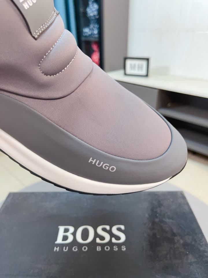 Boss Classic Suede and Waterproof Casual Sneakers