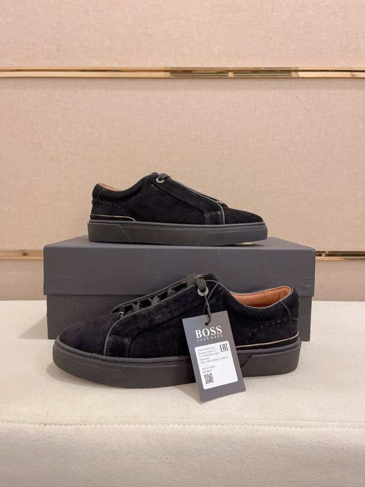 Boss Latest Casual Men's Sneakers in Black Monochromatic