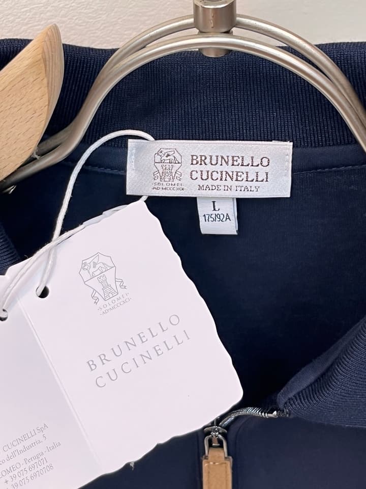 Brunello Cucinelli Embroidered Logo Polo Shirt – Spring/Summer Collection – 2026SS in Dark Brown