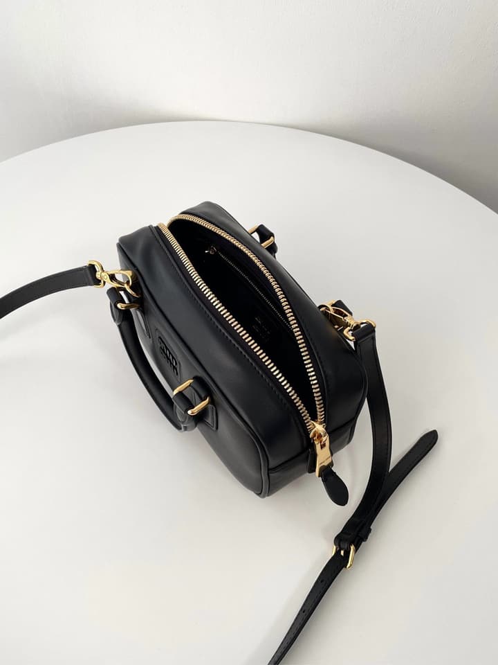 Miu Miu Bowling Bag in Black