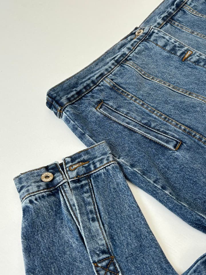Loewe Embroidered Washed Distressed Denim Jacket in Washed Black