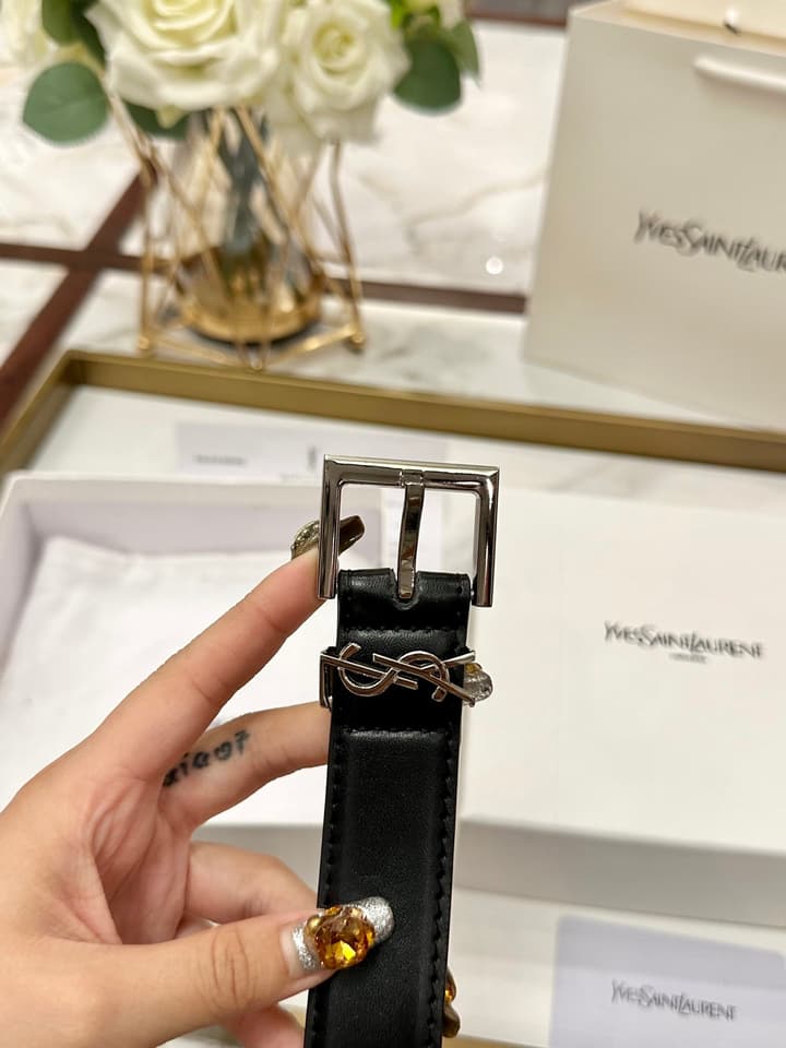 Saint Laurent Classic Leather Belt – 3.0cm
