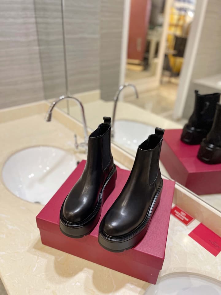 Valentino Garavani Uniqueform Platform Ankle Boots