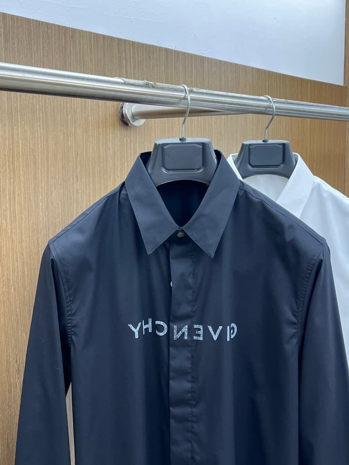 Givenchy Oversized Cotton Long Sleeve Shirt – Spring/Summer Collection
