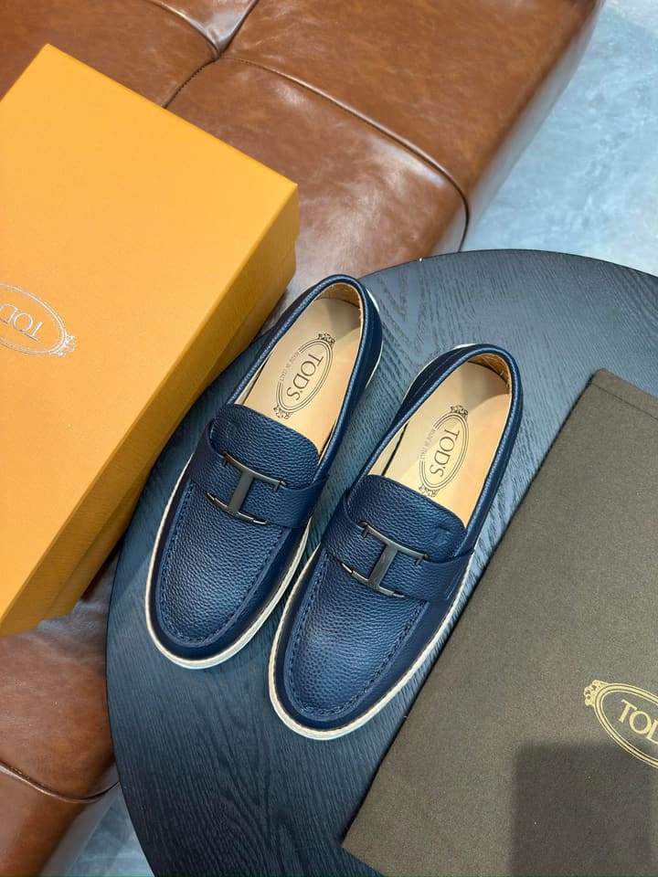 Tod's Gommino Calfskin Loafers in Assorted Loafers Display