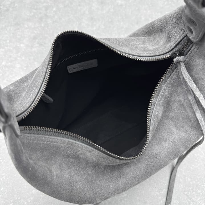 Balenciaga Le City Hobo Bag – Small in Frosted Grey