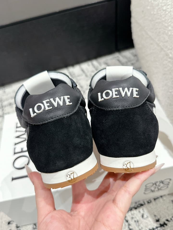 Loewe Ballet Runner 2.0 Sneakers – 2025 Runway Collection in Black